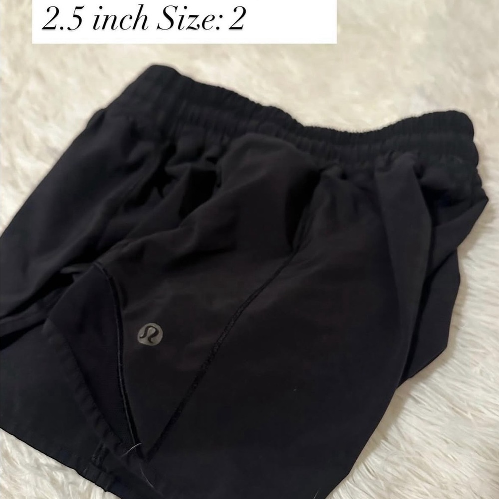 Lululemon Black Athletic Shorts